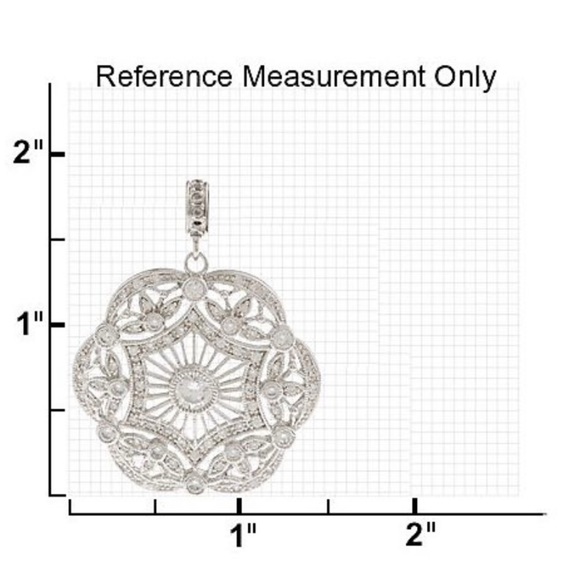 Esposito Diamonique smart snap Sterling necklace - Picture 9 of 14